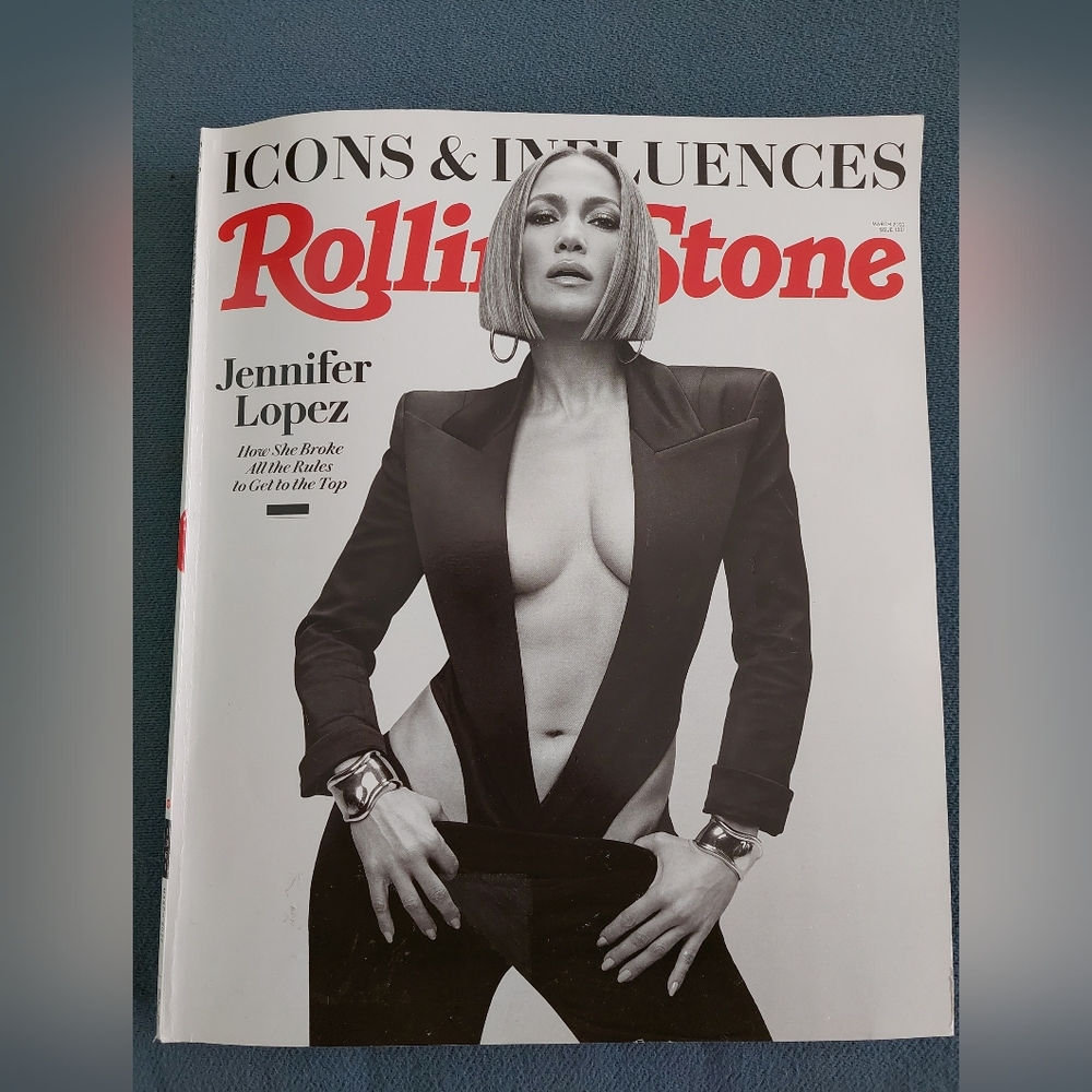 Rolling Stone Magazine, Jennifer Lopez, March 2022, Issue 1361